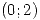 <tex>(0;2)</tex>