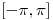 <tex>[-\pi, \pi]</tex>