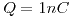 <tex>Q=1 nC</tex> <tex>Q=1 nC</tex>