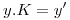 <tex> y.K = y'</tex>