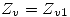 <tex>Z_v=Z_{v1}</tex>