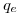<tex>q_e</tex>