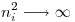 <tex>n_i^2 \longrightarrow \infty</tex>