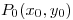 <tex> P_0 (x_0,y_0) </tex>
