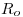 <tex>R_o</tex>