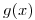 <tex>g(x)</tex>