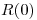 <tex>R(0)</tex>