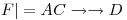 <tex>F |= AC \rightarrow \rightarrow D </tex>