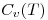 <tex>C_v (T)</tex>