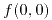 <tex>f(0,0)</tex> <tex>f(0,0)</tex>