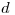 <tex>d </tex>