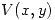 <tex>V(x,y)</tex> <tex>V(x,y)</tex>
