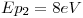<tex>Ep_2= 8 eV</tex>