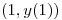 <tex>(1,y(1))</tex>