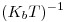 <tex>(K_b T)^{-1}</tex>