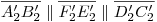 <tex>\overline{A'_2 B'_2} \parallel \overline{F'_2 E'_2} \parallel \overline{D'_2 C'_2}</tex> <tex>\overline{A'_2 B'_2} \parallel \overline{F'_2 E'_2} \parallel \overline{D'_2 C'_2}</tex>