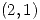 <tex>(2,1)</tex> <tex>(2,1)</tex>