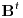 <tex>\mathbf{B}^t</tex>