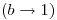 <tex>(b \rightarrow 1)</tex>