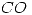 <tex>CO</tex>