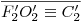 <tex>\overline{F'_2 O'_2\equiv C'_2}</tex>