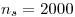 <tex>n_s = 2000</tex>
