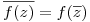 <tex> \overline{f(z)} = f( \overline{z} ) </tex>