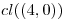 <tex>cl((4,0))</tex>
