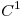 <tex> C^1</tex>