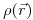 <tex>\rho(\vec{r})</tex> <tex>\rho(\vec{r})</tex>