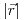 <tex>\left| \vec{r} \right| </tex>