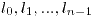 <tex>l_0,l_1,...,l_{n-1}</tex> <tex>l_0,l_1,...,l_{n-1}</tex>