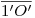 <tex>\overline{1'O'}</tex> <tex>\overline{1'O'}</tex>