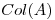 <tex>Col(A)</tex>