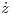 <tex>\dot{z}</tex>