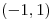 <tex> (-1,1)</tex>