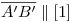 <tex>\overline{A'B'} \parallel [1]</tex>
