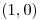 <tex>(1,0)</tex>