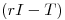 <tex>(rI-T)</tex>