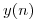 <tex> y(n) </tex>