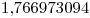 <tex>1.766973094</tex>