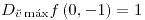 <tex>D_{\breve{v}\max}f\left(0,-1\right)=1</tex>