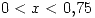 <tex>0<x<0.75</tex> <tex>0<x<0.75</tex>