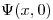 <tex>\Psi (x,0)</tex>
