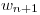 <tex>w_{n+1}</tex>