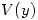 <tex>V(y)</tex> <tex>V(y)</tex>