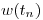 <tex>w(t_n)</tex>