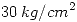 <tex> 30\,kg/cm^2 </tex>