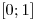 <tex>[0;1]</tex>