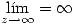 <tex>\lim_{z \to \infty} = \infty</tex>